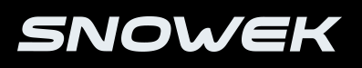snowek logo bg black